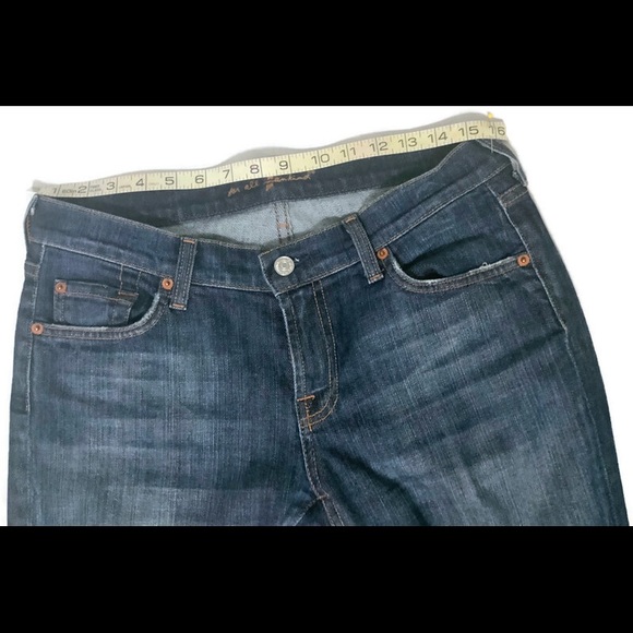 7 For All Mankind Jeans Bootcut Pre-Owned - Picture 3 of 6
